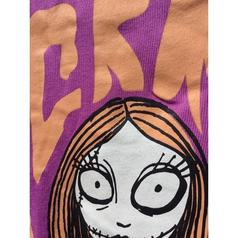 Disney Nightmare Before Christmas 2X NEW womens sleep shirt black fuchsia socks - Picture 6 of 14
